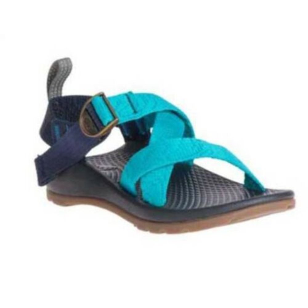 Women's CHACO Z1 Teal/Black Sandals US Size 7